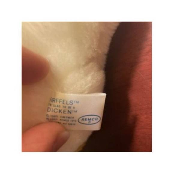 VERY RARE VTG 80s Remco Firffels Dicken 1985 Part Dog Chicken Plush Stuffed - Picture 8 of 12